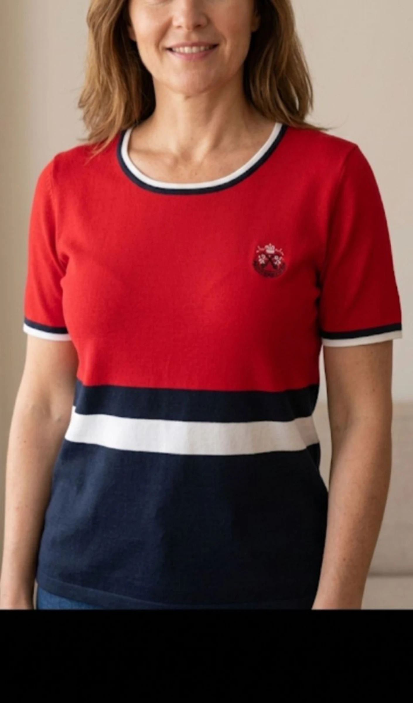 Roma gebreide T-shirt – photo 2